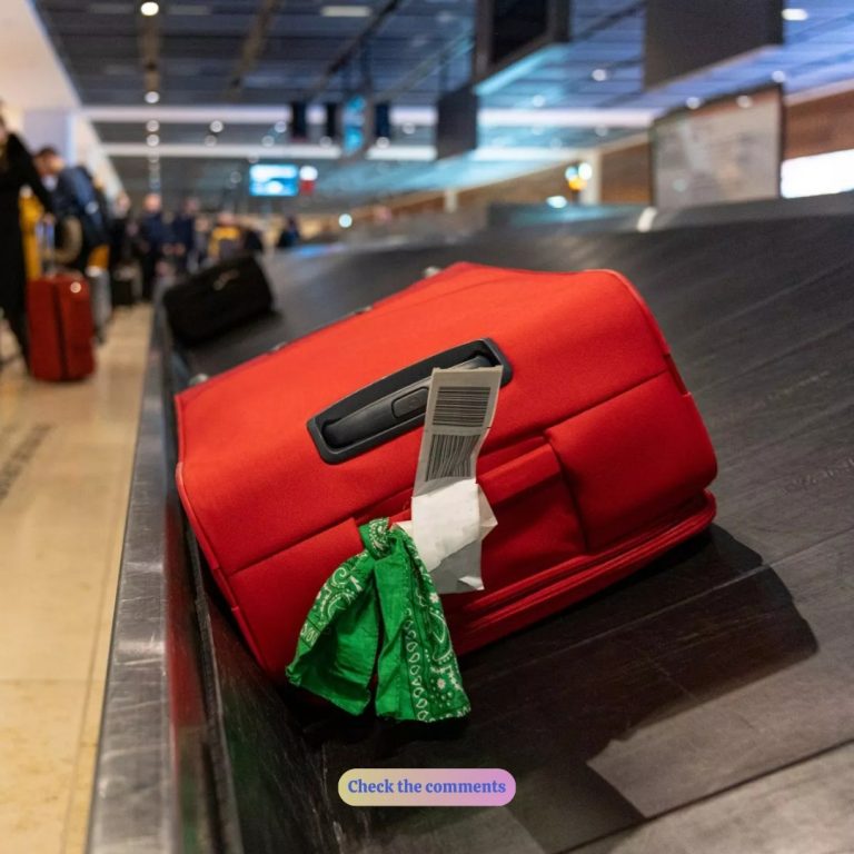 If you are a baggage handler, here’s why you never should tie anything to your suitcase