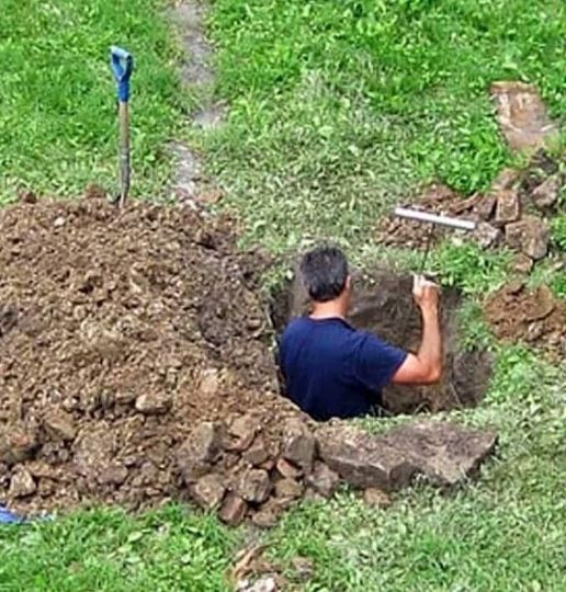 DIY dad builds dream pool in garden thanks to YouTube tutorials