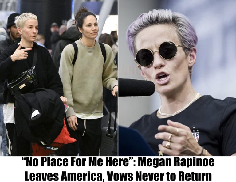 “No Place For Me Here”: Megan Rapinoe Leaves America, Vows Never to Return..