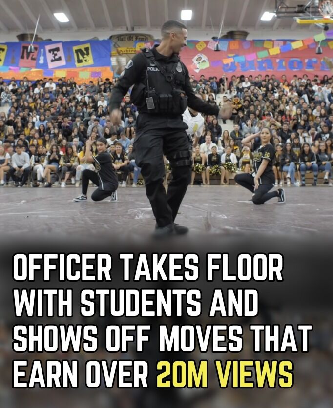 Officer Hits the Stage with Students, Dazzles Everyone and Racks Up 20 Million Views!