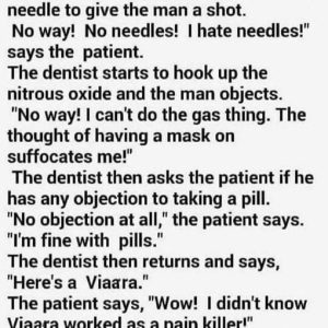 “Patient’s Fear of Needles Leads to Hilarious Dental Solution!”