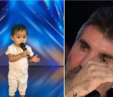 This is a rare miracle in history. The little boy is only 5 year old and sings so well on stage that the jury is moved to tears