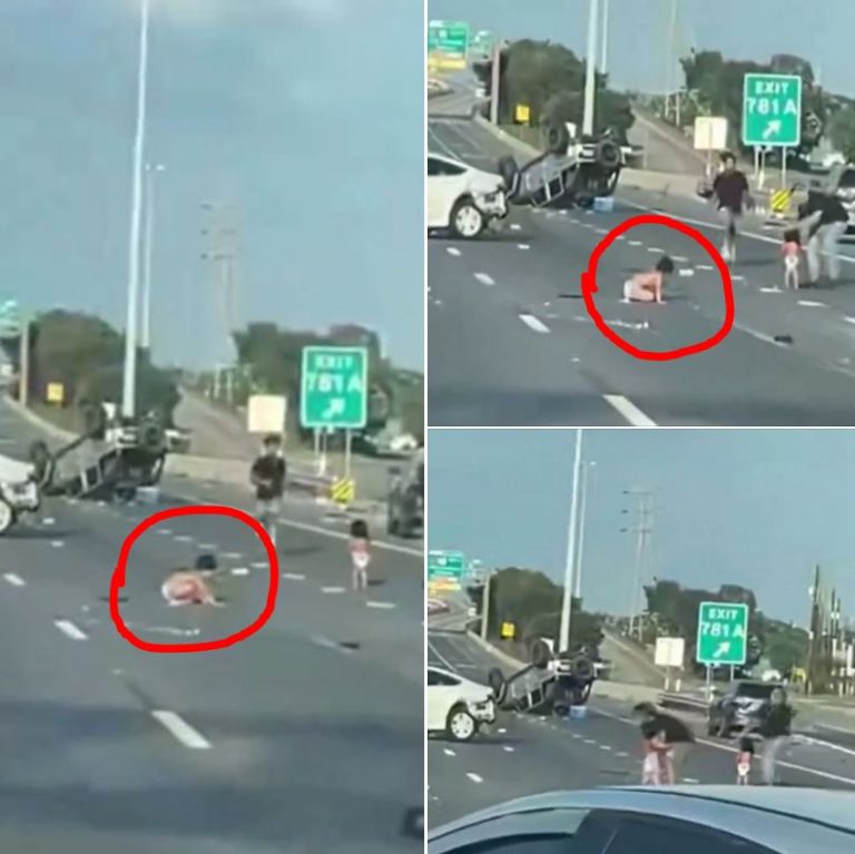 Motorists spotted two dazed toddlers in their diapers walking in the middle of a Texas highway on Sunday. The reason why will break your heart…