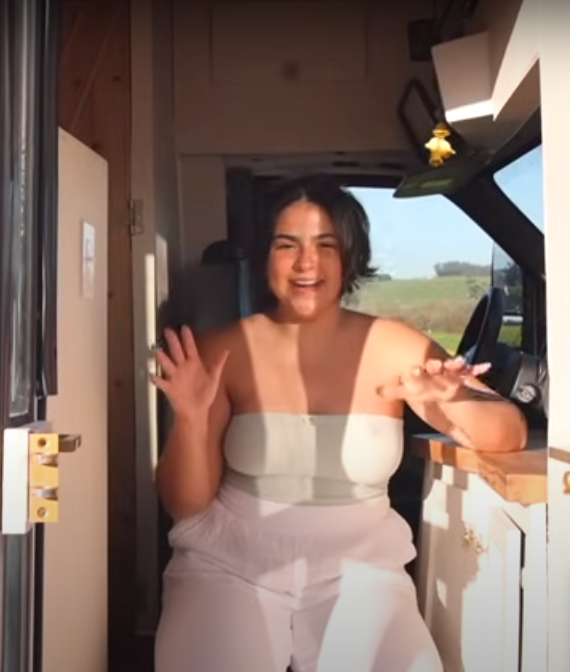 Self-Converted Tiny Home Bus Tour