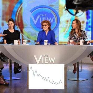 “The View!” set the record for the lowest viewership of all time. CONGRATULATIONS