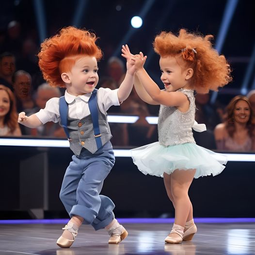 Under “Footloose,” a boy and a girl join the dance floor and go around the judges’ heads.