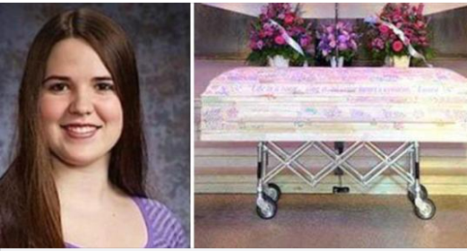 When her mother sees her daughter’s coffin after she passes away from cancer, her heart warms.