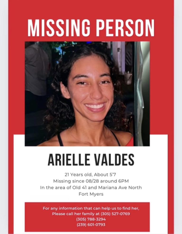 Arielle Valdes, 21-Year-Old Missing Fort Myers Woman, Found after 5-Day Search