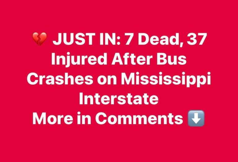 7 Dead, 37 Injured After Bus Cras hes on Mississippi Interstate