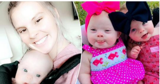 Mom of rare twins with Down syndrome shows how beautiful and precious they are to shut down critics