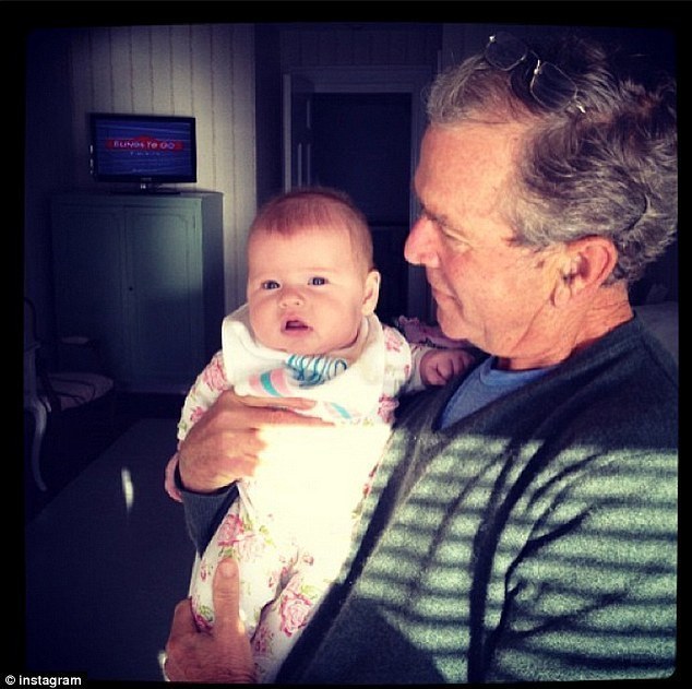 Bush welcomes grandson named after great-grandfathers