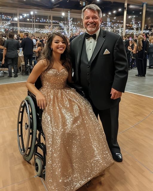 Dad Takes Disabled Daughter to Prom, Finds $10K Check for ‘Dad of the Year’ in Mailbox Later