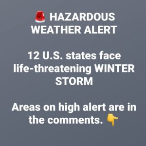 12 US States Face Hazardous Winter Storm Warnings — Weather Forecast Through Saturday