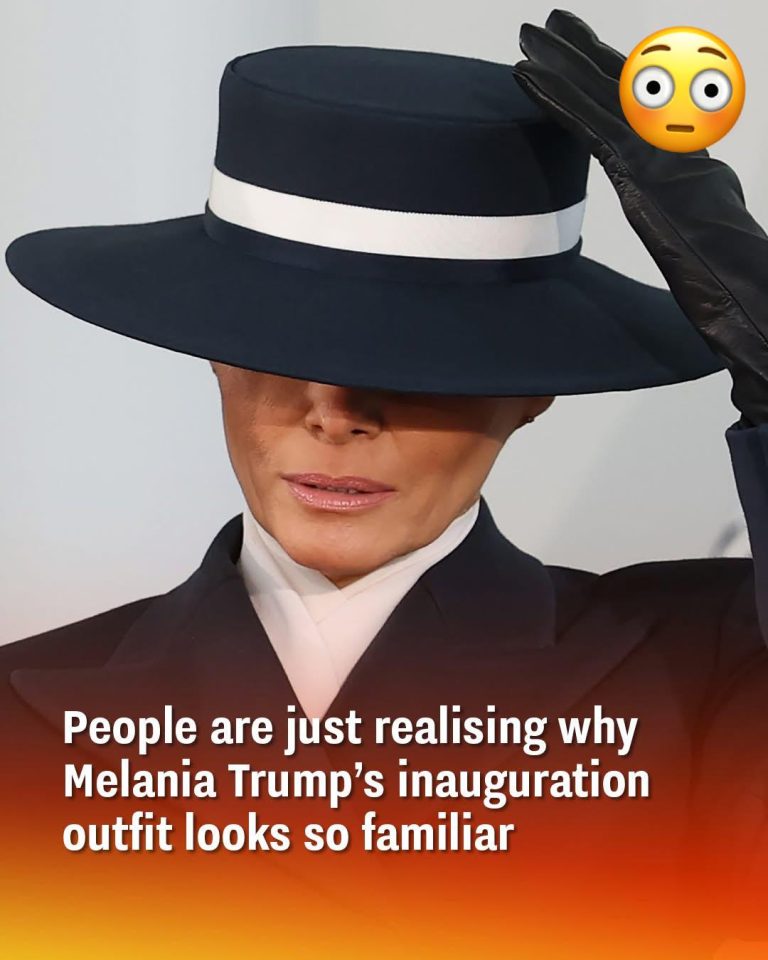 The reason why Melania Trump’s inauguration outfit feels so familiar