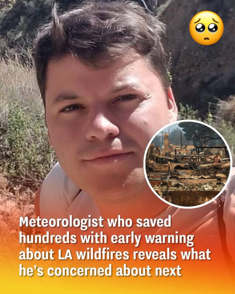 Meteorologist who warned early about LA wildfires, saving hundreds, shares his next big concern