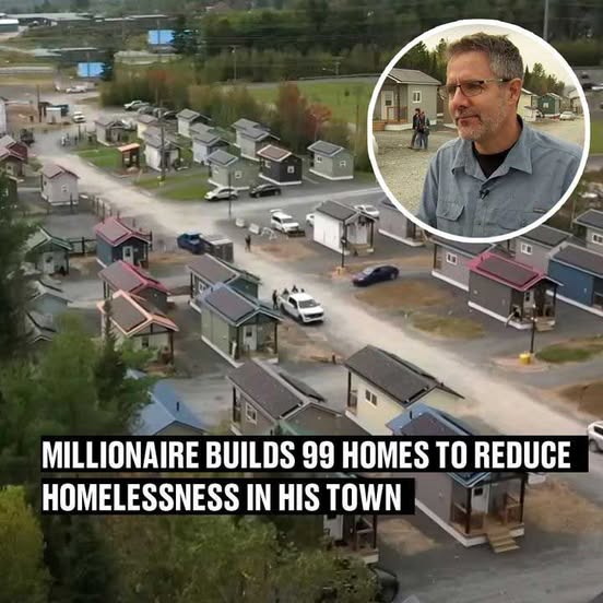 Millionaire Builds Nearly 100 Homes to Reduce Homelessness in His Town