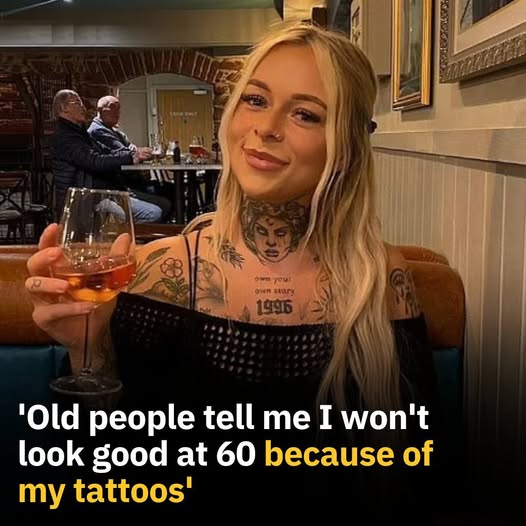 Woman hits back at older people for judging tattooed body