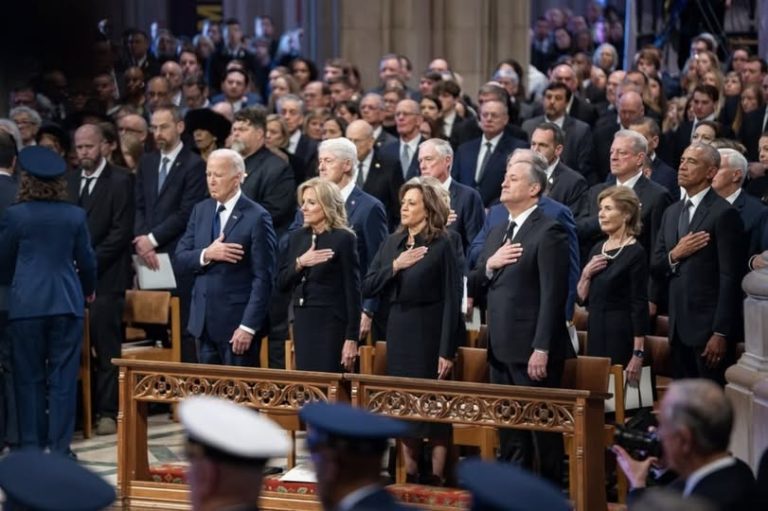 Kamala Harris Shares Photo Of Carter Funeral