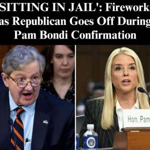 ‘SITTING IN JAIL’: Fireworks as Republican Goes Off During Pam Bondi Hearing