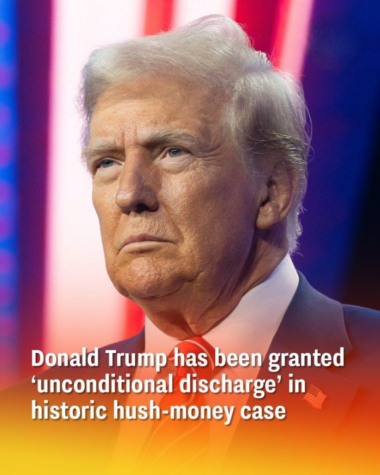 Donald Trump has been granted ‘unconditional discharge’ in historic hush-money case