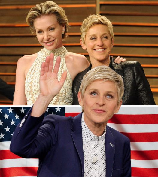 Ellen DeGeneres and wife Portia leaving the U.S. after the election results. They will sell their Montecito mansion