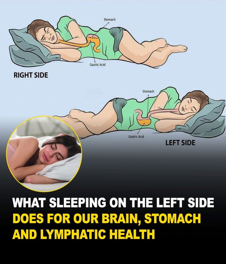 This is what sleeping on the left side does for our brain, stomach & glymphatic health