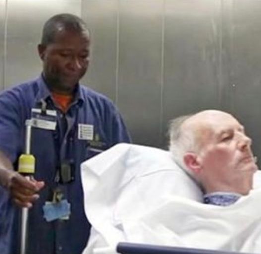 Patient transporter sings to patients he’s helping, only for camera footage to cause a stir