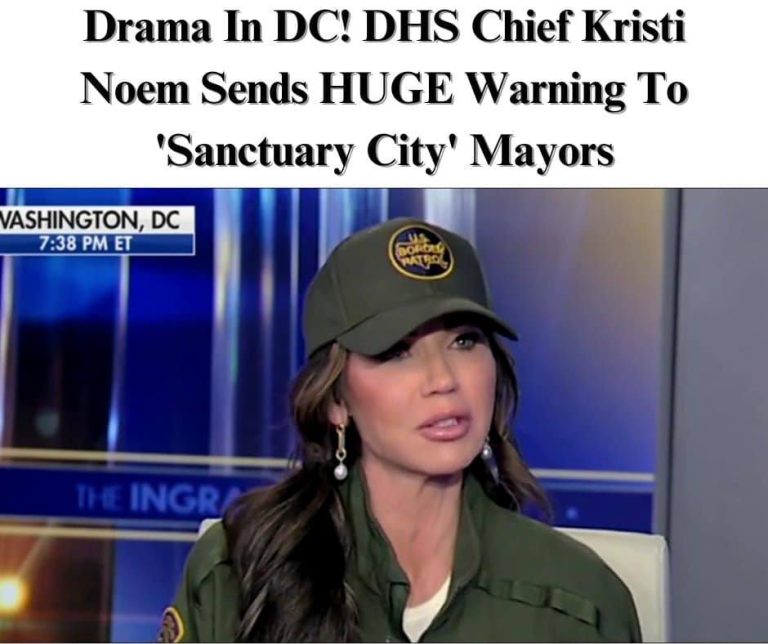 DHS Chief Noem Warns ‘Sanctuary City’ Leaders: ‘No One Is Above The Law’