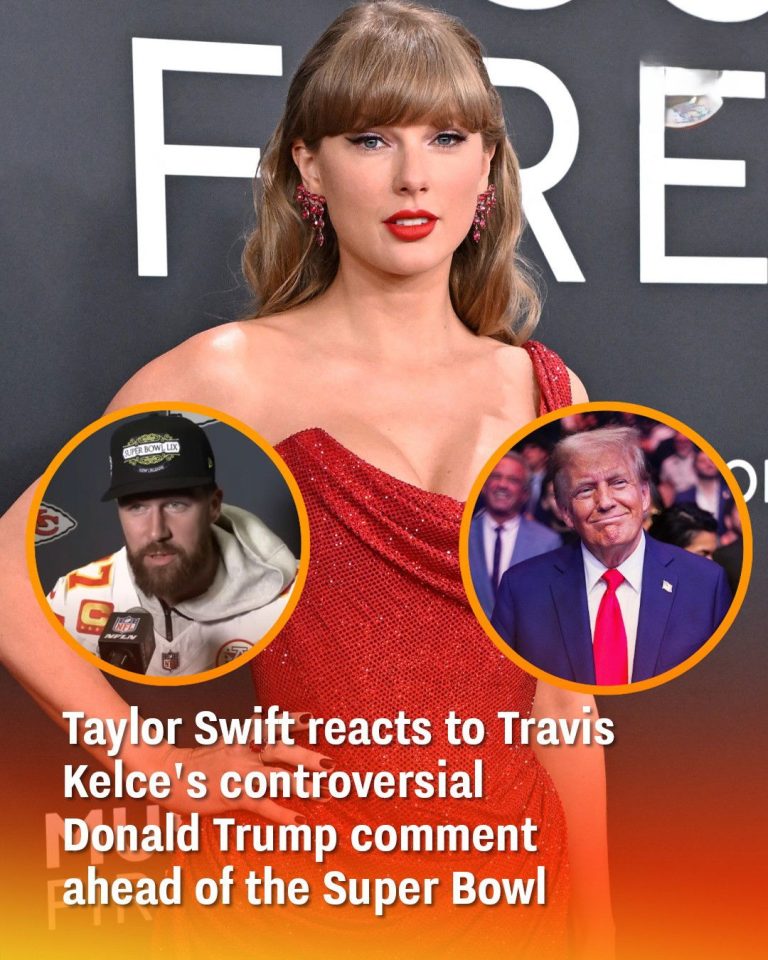 Taylor Swift reacts to Travis Kelce’s controversial Donald Trump comment ahead of the Super Bowl