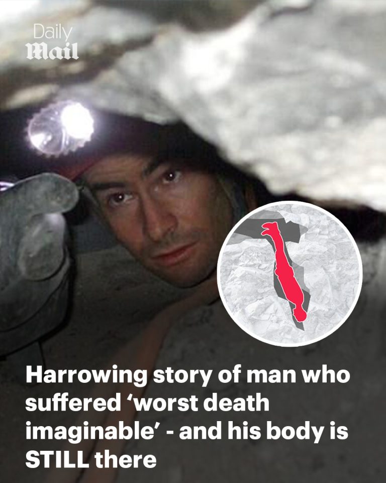 ‘The worst death imaginable’: Harrowing story of the explorer who got trapped upside down in a cave – and his body is STILL there