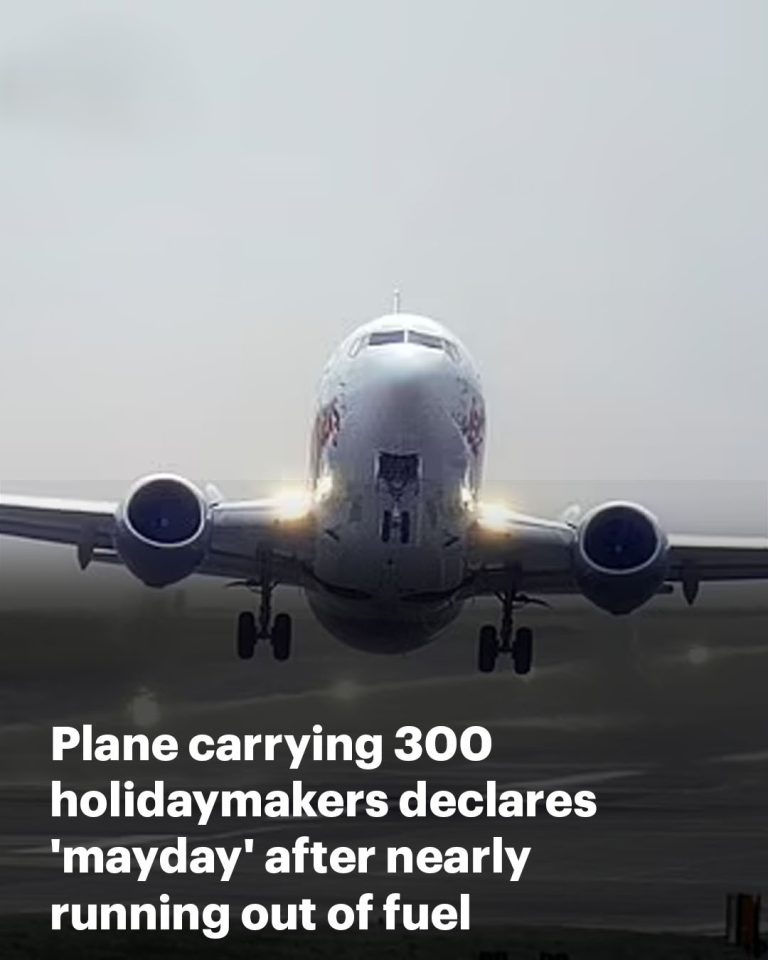 20 minutes from disaster: Jet carrying 300 holidaymakers from Cancun declares ‘mayday’ over Birmingham after nearly running out of fuel in 100mph winds