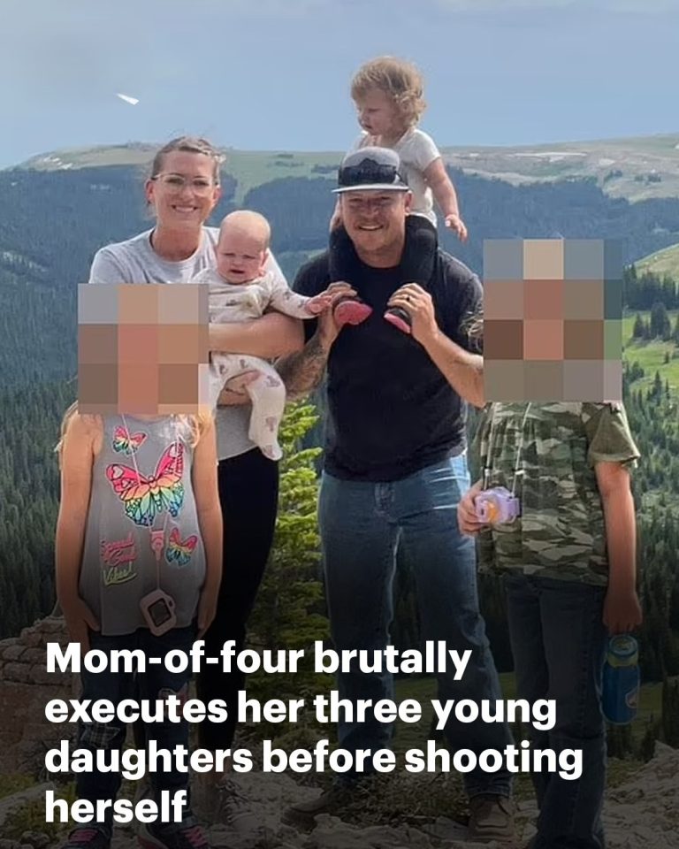 Mom-of-four brutally executes her three young daughters before shooting herself as one child fights for her life