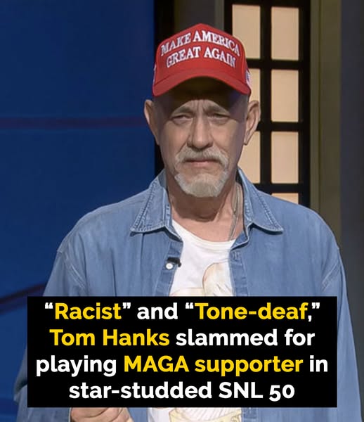 People upset at Tom Hanks’ portrayal of MAGA character