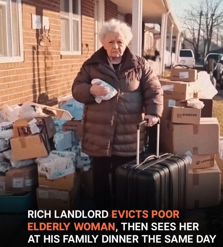 Rich Landlord Evicts Poor Old Lady from Rental Home, Goes to Family Dinner and Sees Her There — Story of the Day