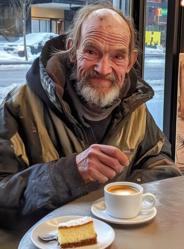 Homeless Man Asked Me to Buy Him Coffee on His Birthday — Hours Later, He Sat Next to Me in First Class