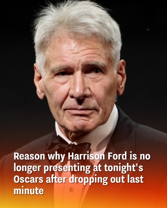 Harrison Ford has withdrawn from tonight’s Oscars as a presenter at the last minute – here’s why.