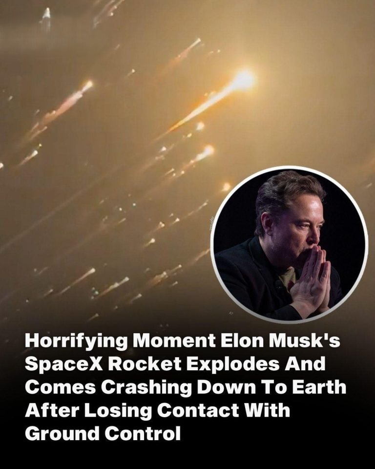 A Terrifying Moment! After Losing Communication With Ground Control, Elon Musk’s Spacex Rocket Blows Up And Crashes To Earth