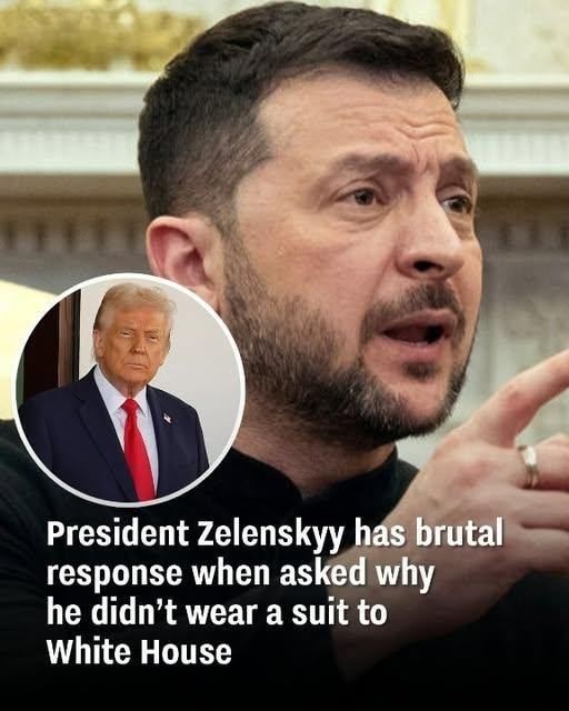 President Zelenskyy has brutal response when asked why he didn’t wear a suit to White House