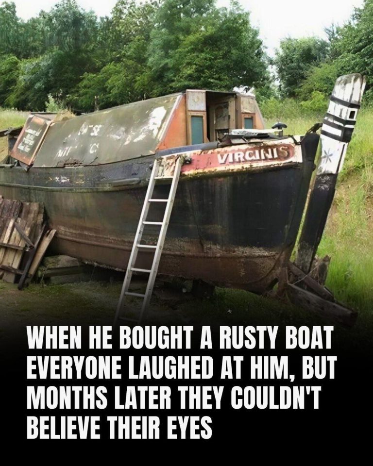 Teenager Transforms Old And Rusty Canal Boat Into Luxury Holiday Home For His Mother And Sister