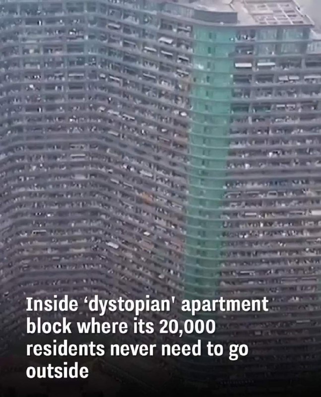 Inside the Chinese Dystopian Apartment With the Population of a Small City