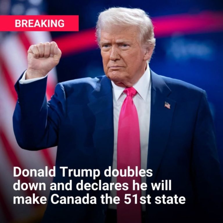 Donald Trump doubles down and declares he will make Canada 51st state