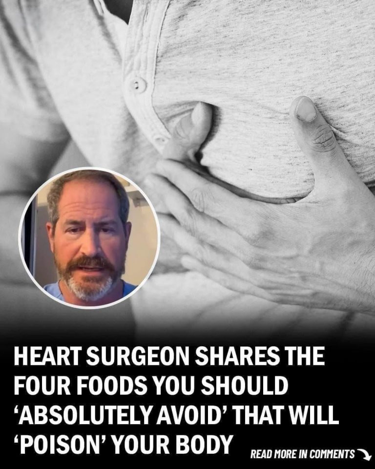 Heart surgeon shares four types of foods you should ‘always avoid’ as they ‘poison’ your body