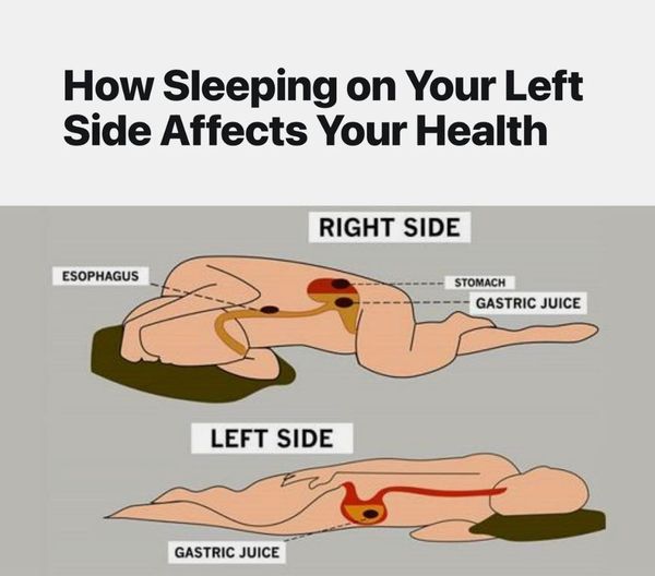Sleeping on your left side can bring incredible health benefits