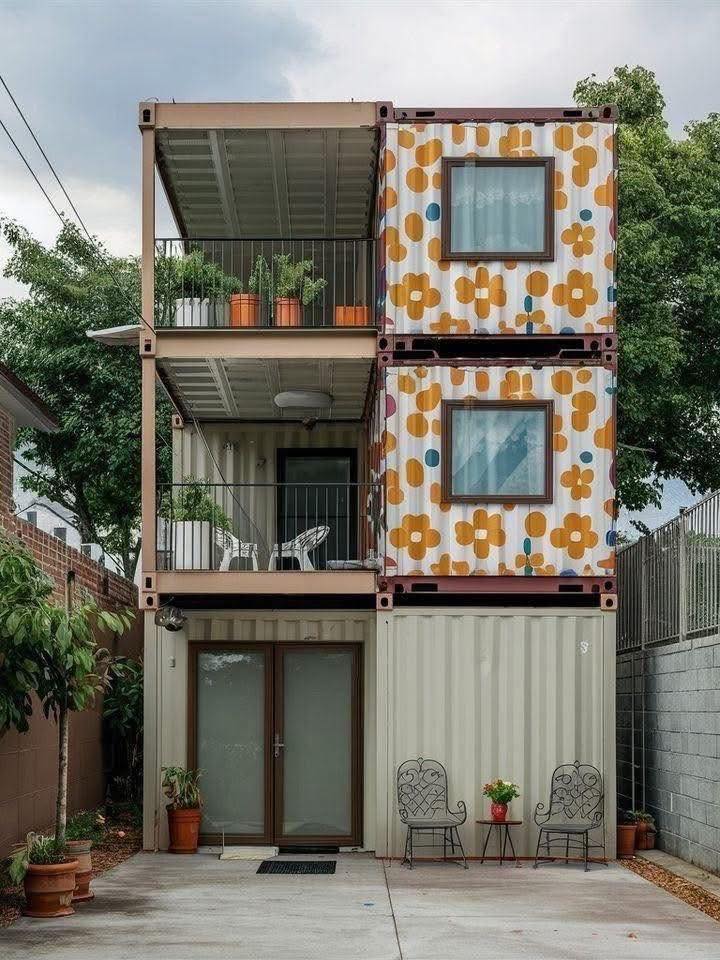 MAN BUILT HIS DREAM HOME FROM 11 SHIPPING CONTAINERS