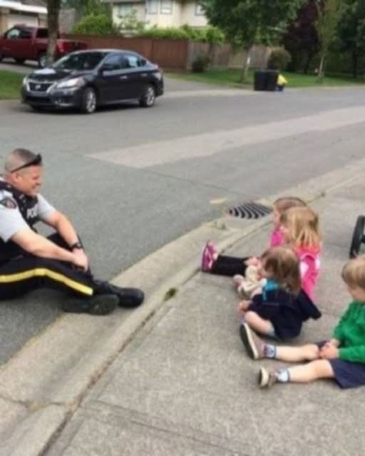 A COP SAT DOWN WITH MY KIDS, AND SAID SOMETHING THAT SHOOK ME