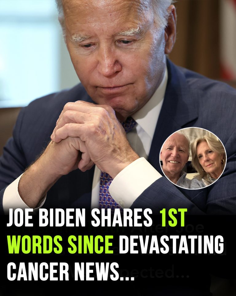 Joe Biden shares first words since cancer bombshell