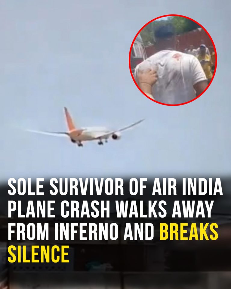 Miracle survivor of deadly Air India crash walks away from wreckage