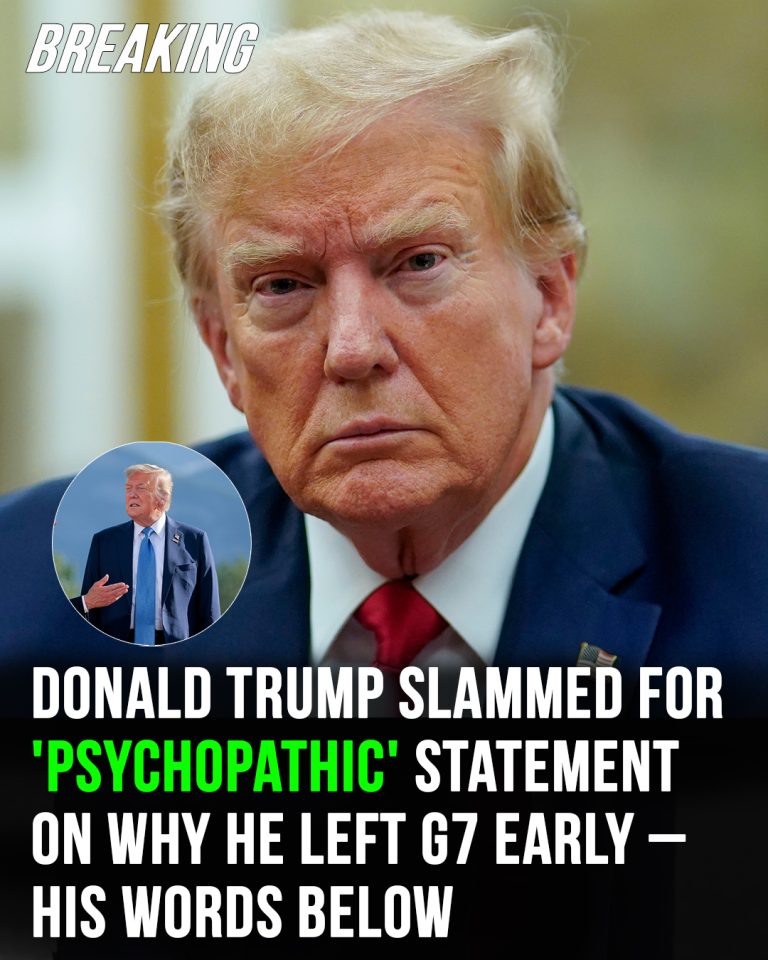 Donald Trump slammed for “psychotic” statement on G7 exit