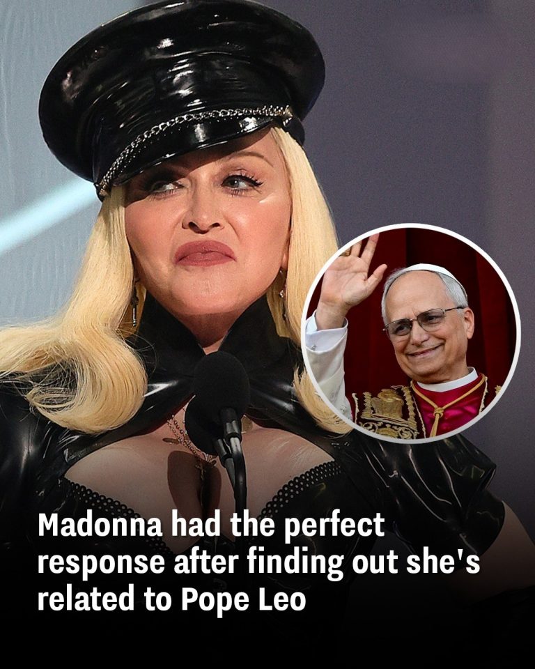 Madonna’s hilarious reaction to finding out she’s related to the Pope