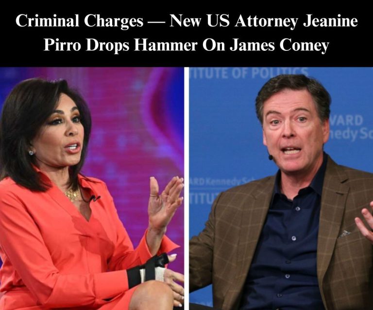 Comey’s Fate Could Lie In the Hands Of New U.S. Attorney Jeanine Pirro